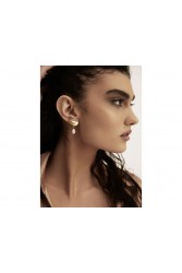 MÉRBABE 24K LEILANI Stud Earrings Σκουλαρίκια Από 24Κ Επιχρυσωμένο Ατσάλι
