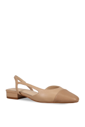 MIGATO Camel heeled women's ballerina