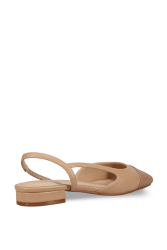 MIGATO Camel heeled women's ballerina