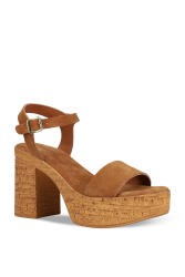 MIGATO Beige Leather Women's Sandals