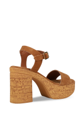 MIGATO Beige Leather Women's Sandals