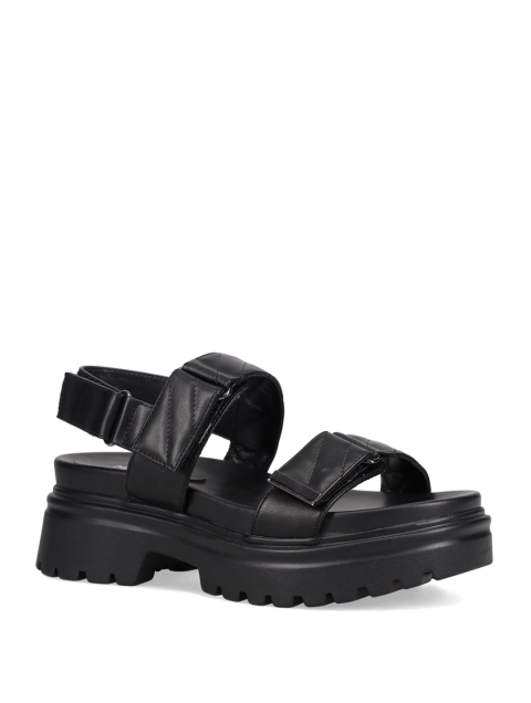 MIGATO Black Women's Flatforms