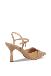 MIGATO Μπεζ Slingback Γυναικείες Γόβες