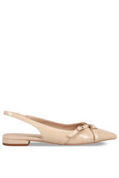 Migato Μπεζ Slingback Γυναικείες Μπαλαρίνες