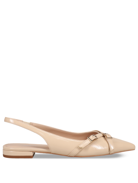 Migato Μπεζ Slingback Γυναικείες Μπαλαρίνες
