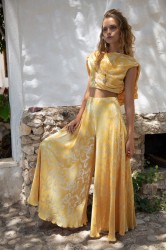 NIDODILEDA Virel Pants Gold Yellow