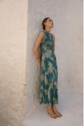 NIDODILEDA Freda Dress Peacock Blue Πράσινο Φόρεμα