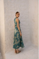 NIDODILEDA Freda Dress Peacock Blue Πράσινο Φόρεμα