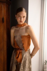 NIDODILEDA Valor Scarf Burnt Orange