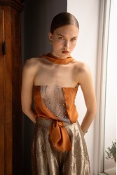 NIDODILEDA Valor Scarf Burnt Orange