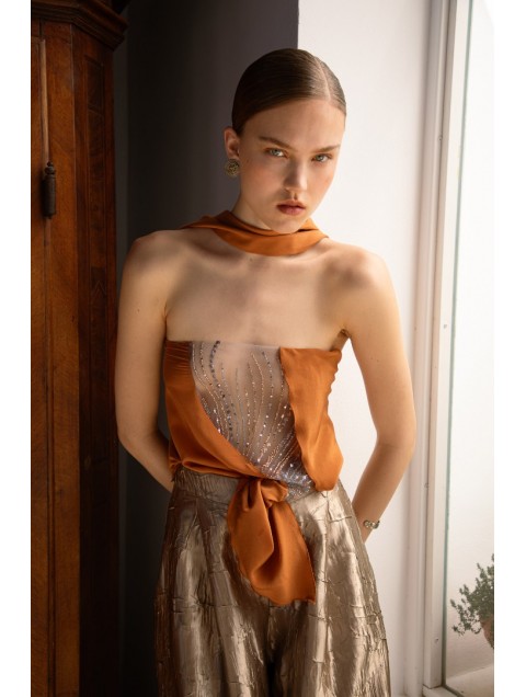 NIDODILEDA Valor Scarf Burnt Orange 