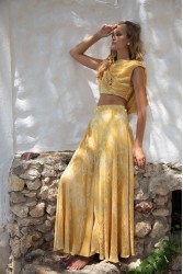 NIDODILEDA Virel Pants Gold Yellow