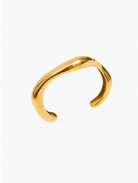 KALEIDO REEF Bracelet gold Ρυθμιζόμενo μπρούτζινo βραχιόλι 24 καρατίων επίχρυσο