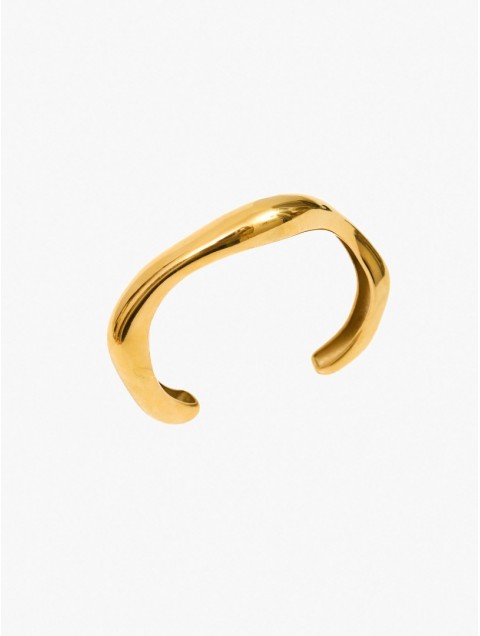 KALEIDO REEF Bracelet gold Adjustable bronze bracelet 24 carat gold plated