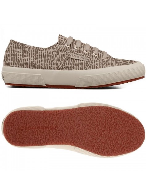 SUPERGA Jaguar Print Sneakers Καφέ Animal Print Γυναικεία Sneakers