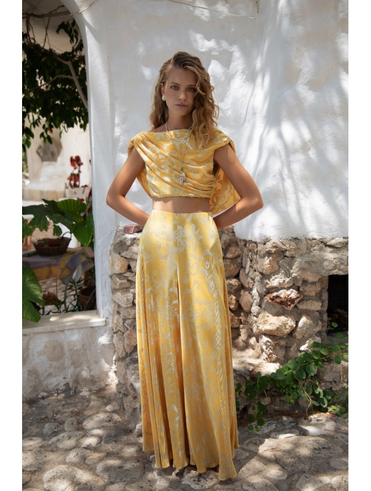 NIDODILEDA Virel Pants Gold Yellow