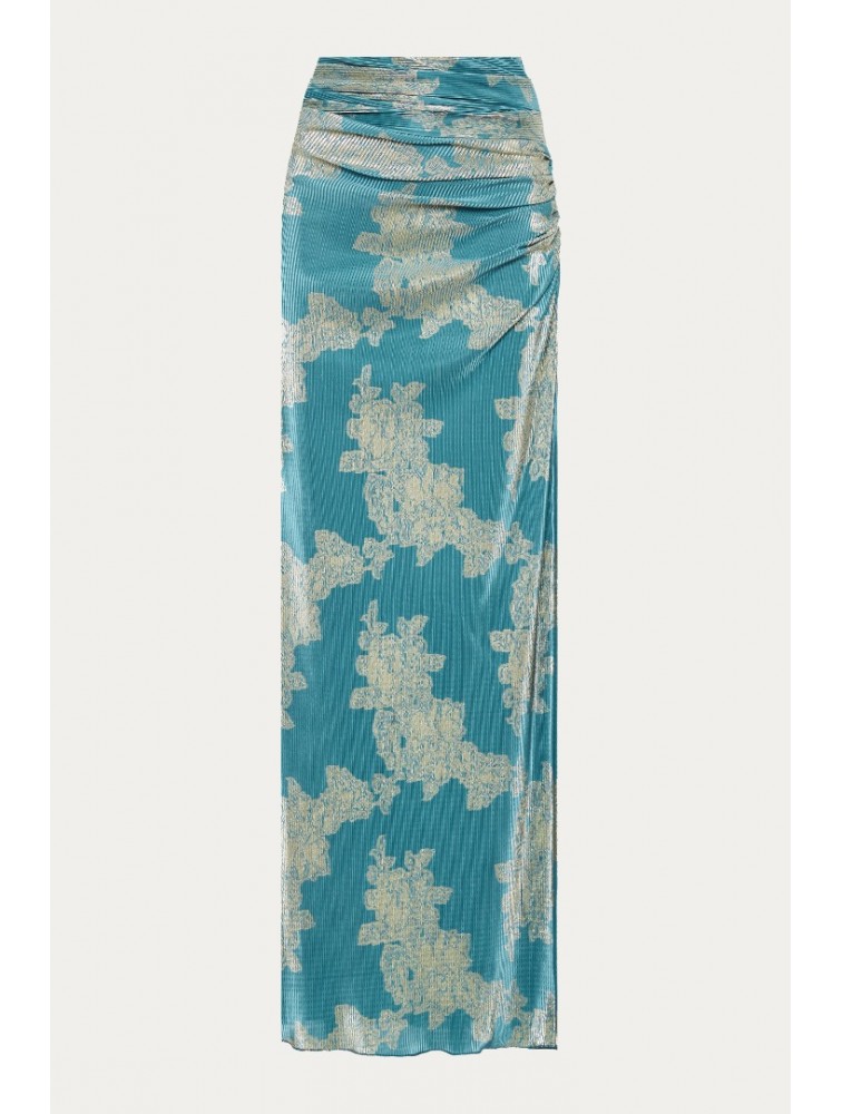 NIDODILEDA Auralis Skirt Peacock Blue