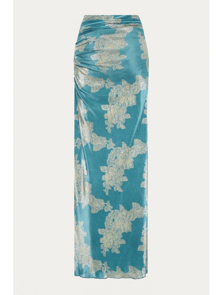 NIDODILEDA Auralis Skirt Peacock Blue