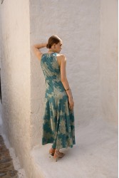 NIDODILEDA Freda Dress Peacock Blue Πράσινο Φόρεμα