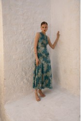 NIDODILEDA Freda Dress Peacock Blue Πράσινο Φόρεμα
