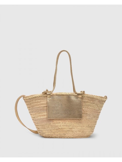 CASTAÑER B. CAMPANIA Mini Gold Women's Handbag