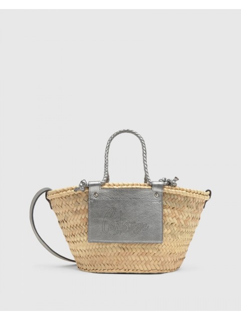 CASTAÑER B. CAMPANIA Mini Silver Women's Handbag