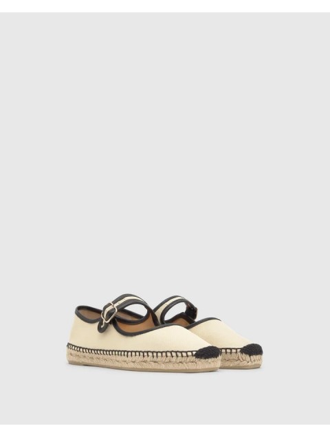 CASTAÑER Pardua Mary Jane Ecru Women's Espadrilles