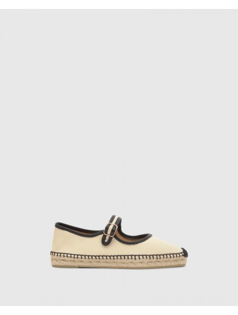CASTAÑER Pardua Mary Jane Ecru Women's Espadrilles