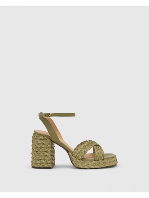 CASTAÑER Valeriette Olive Women's Espadrilles