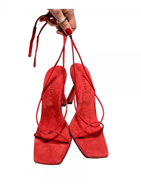 'ESIOT KOKKINA Red Women's Sandals