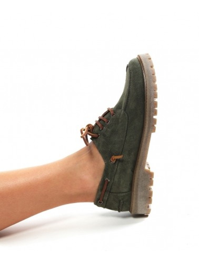 'ESIOT SELADI Χακί Unisex Boatshoes