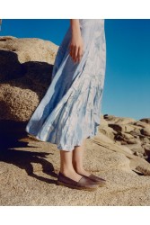 ETRO x CASTAÑER Καφέ Πολύχρωμες Χειροποίητες Δερμάτινες Γυναικείες Μπαλαρίνες Εσπαντρίγιες