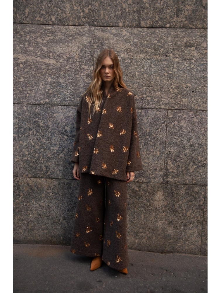 NIDODILEDA Gordon Pants Καφέ Παντελόνα