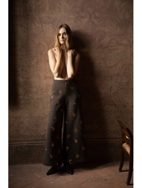 NIDODILEDA Gordon Pants Καφέ Παντελόνα