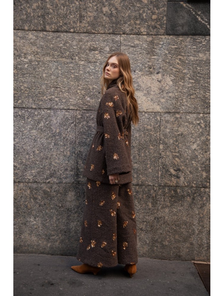 NIDODILEDA Gordon Pants Καφέ Παντελόνα