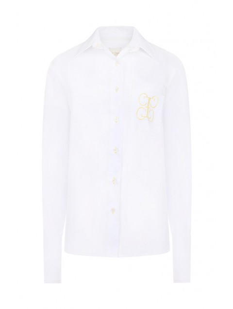 LA CHAINE Anonymous Shirt White/Yellow Shirt