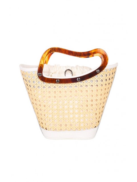 LA CHAINE Clarity Bag White Mini 
