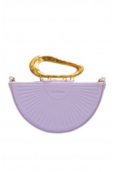 LA CHAINE Daphne Lilac Λιλά Γυναικεία Τσάντα Χειρός