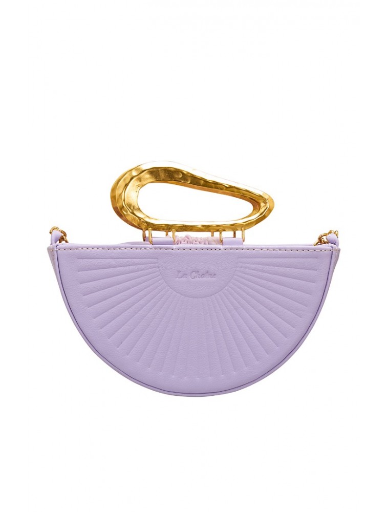 LA CHAINE Daphne Lilac Λιλά Γυναικεία Τσάντα Χειρός