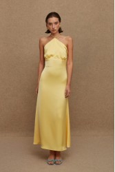LA CHAINE Exotic Dress Light Yellow