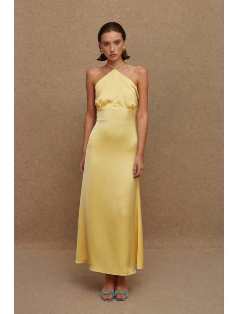 LA CHAINE Exotic Dress Light Yellow