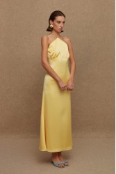 LA CHAINE Exotic Dress Light Yellow