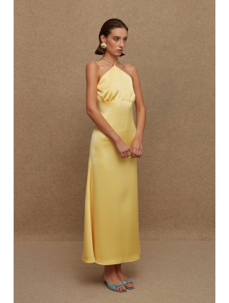 LA CHAINE Exotic Dress Light Yellow