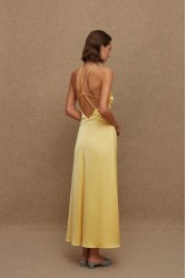 LA CHAINE Exotic Dress Light Yellow