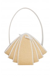 LA CHAINE Klelia Bag Straw White