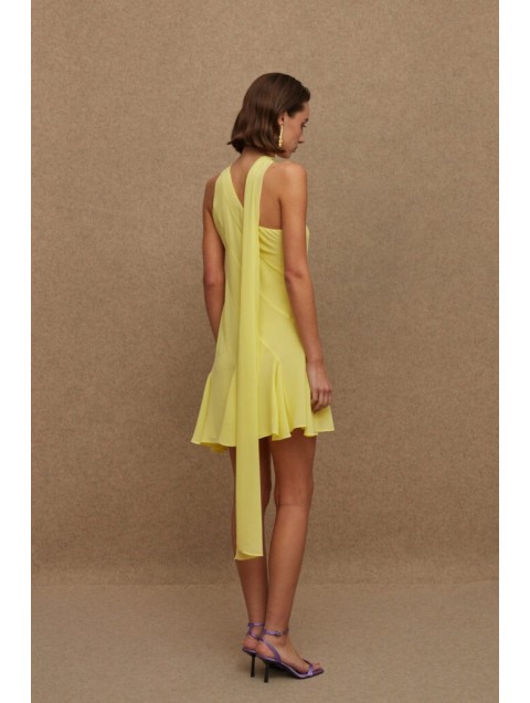 LA CHAINE Kylie Dress Yellow Mini Dress