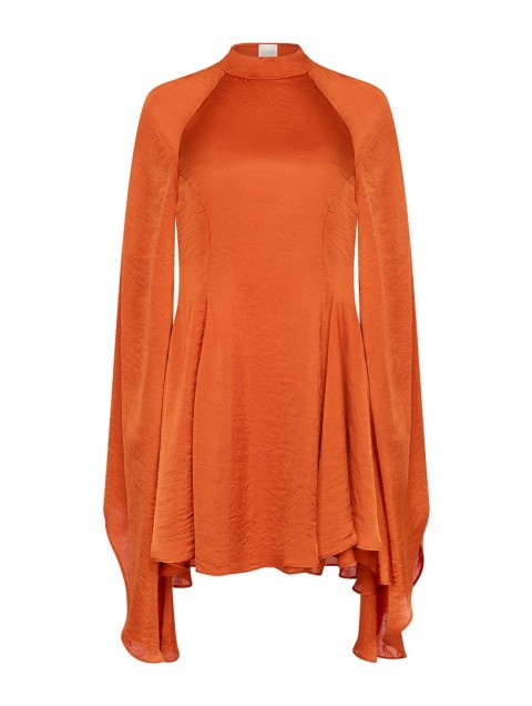 LA CHAINE Mystique Dress Mini Terracotta 
