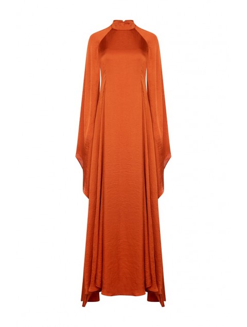 LA CHAINE Mystique Maxi Terracotta Dress