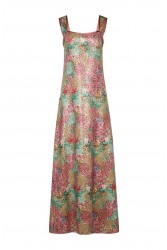 LA CHAINE Pathos Dress Mermaid Maxi Μάξι Εμπριμέ Φόρεμα