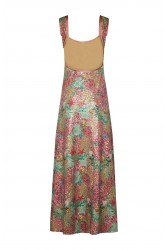 LA CHAINE Pathos Dress Mermaid Maxi Μάξι Εμπριμέ Φόρεμα